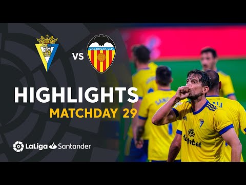 Highlights Cádiz CF vs Valencia CF (2-1)