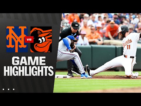 Mets vs. Orioles Game 1 Highlights (7/10/25) | MLB Highlights