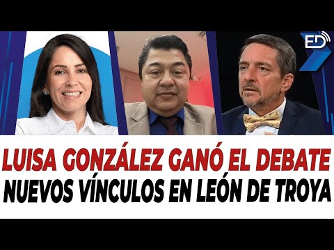 EN VIVO  Luisa González ganó el debate | Nuevos vínculos en León de Troya | 02/10/2023.