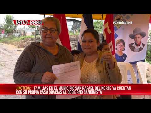 Gobierno Sandinista inaugura 36 viviendas dignas en Jinotega – Nicaragua