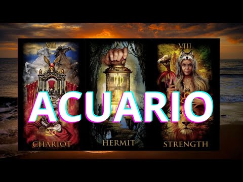 ACUARIO?ES HORA DE SABER MUCHAS COSAS? SE ABREN NUEVOS INICIOS !? ESTO ES IMPRESIONANTE horoscopo