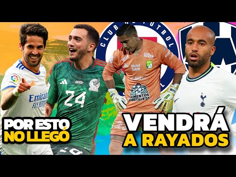 ¿LUCAS MOURA LLEGA A RAYADOS? | ALEXIS VEGA ES BAJA DEL TRI | CRUZ AZUL TENDRÍA NUEVO PORTERO