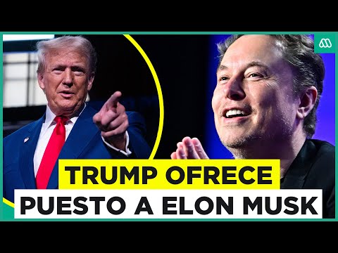 Donald Trump le ofrece puesto a Elon Musk si gana las elecciones de EE.UU.