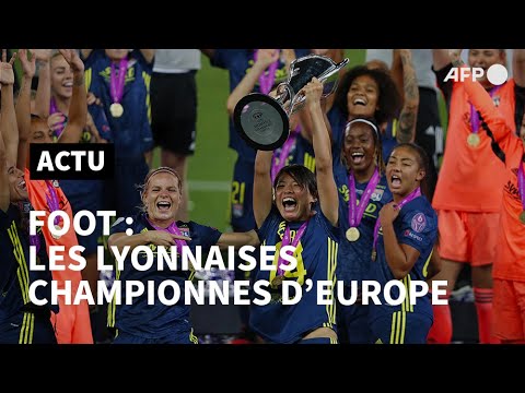 Football: les Lyonnaises championnes d'Europe, pour la 5ème fois d'affilée | AFP