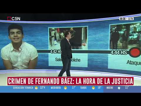 CRIMEN de FERNANDO BAEZ: la HORA de la JUSTICIA