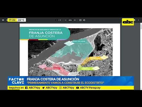 Proyectan nueva franja costera de Asunción