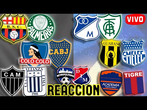 ?BARCELONA SC vs PALMEIRAS?COLOCOLO vs BOCAATL. MINEIRO vs ALIANZA LIMAMILLOS vs AMÉRICA MG ?