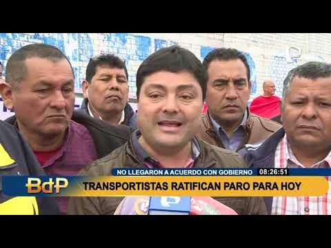 CTU ratifica que paro de transportistas será acatado al 85% en Lima y Callao