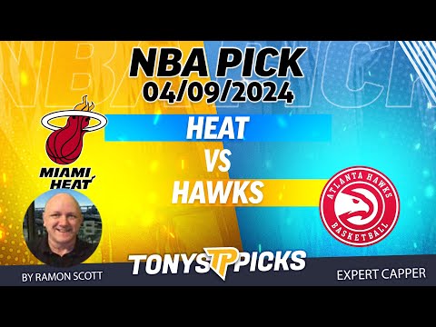 Miami Heat vs Atlanta Hawks 4/9/2024 FREE NBA Picks and Predictions for Today by Ramon Scott