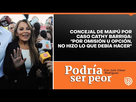 Concejal de Maipú por caso Cathy Barriga: Por omisión u opción, no hizo lo que debía hacer