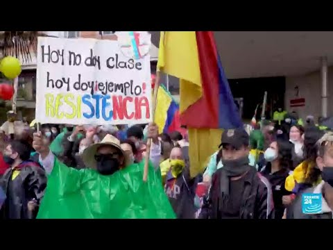 Contestation en Colombie : des milliers de manifestants à nouveau dans les rues