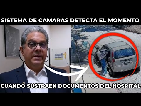 URGENTE! CAPTAN EL MOMENTO CUANDO SUSTRAEN DOCUMENTOS DEL HOSPITAL ROOSEVELT, GUATEMALA