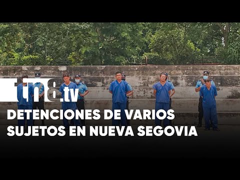 Policía de Nueva Segovia sigue con «mano dura» contra la delincuencia - Nicaragua