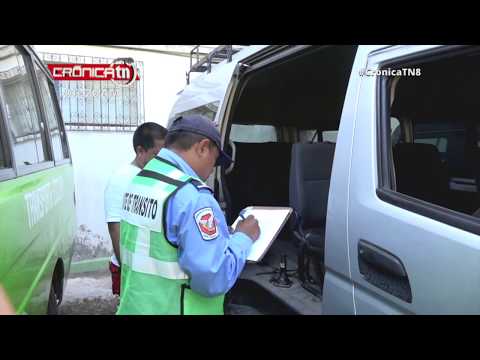 Policía realiza inspección mecánica en unidades escolares de Granada - Nicaragua