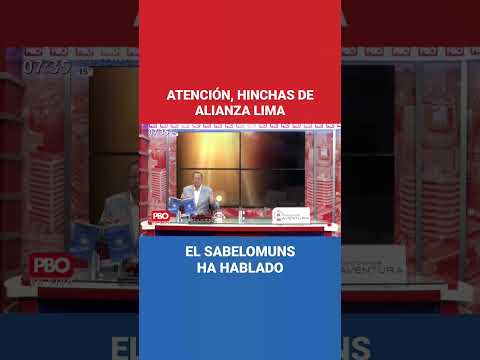 Alianza Lima perderá: Sabelomuns predice el partido de hoy ¿Qué opinas? #pbo #noticias #alianzalima