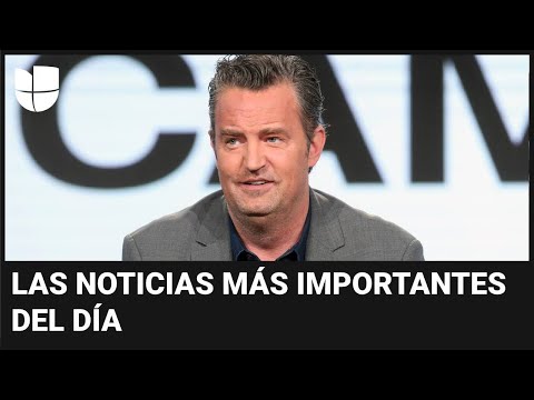 Arrestan a cinco personas por muerte de Matthew Perry: las noticias más importantes en cinco minutos