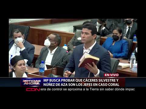 MP busca probar que Cáceres Silvestre y Núñez de Aza son los jefes en caso Coral