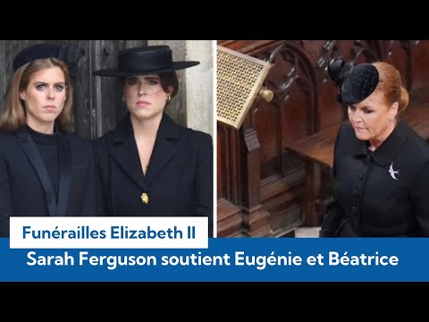 Sarah Ferguson aux funérailles d'Elizabeth II en soutien à ses filles Eugenie et Beatrice