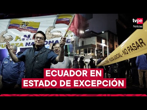 Ecuador en estado de excepción tras asesinato de Fernando Villavicencio, candidato presidencial