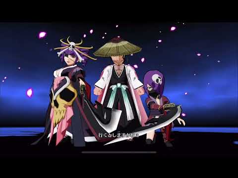 京楽春水(共刀ver.) 必殺技 連刃・不精独楽 BLEACH Brave Souls ブリーチ ブレイブ ソウルズ(ブレソル) 高画質ver.