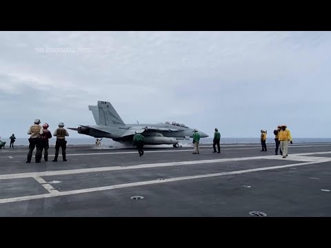 US aircraft carrier plays key role in joint drills with Japan and South Korea in disputed sea