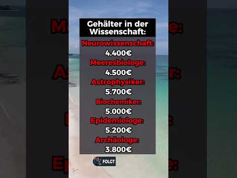 Mediangehälter in der Wissenschaft!