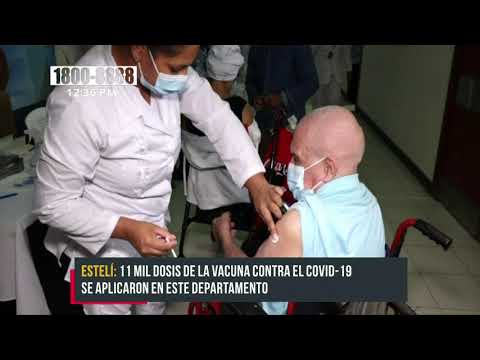 Más personas mayores de 30 inmunizadas contra el COVID-19 en Estelí - Nicaragua