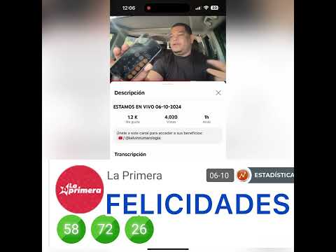 FELICIDADES VIP 58 INDICADO AYER PARA LA PRIMERA