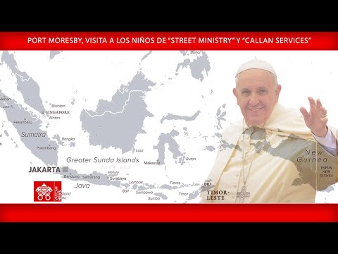 Visita a los niños de Street Ministry y Callan Services, 7 de Septiembre de 2024, Papa Francisco