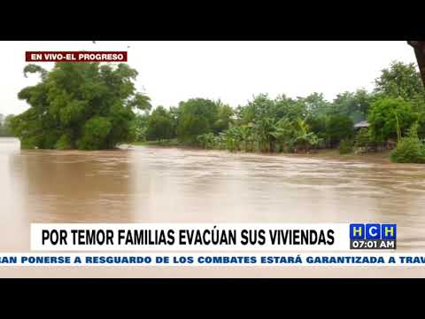 Elevado se mantiene caudal del río Ulúa en El Progreso