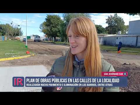 Plan de obras públicas en San Jerónimo Sud