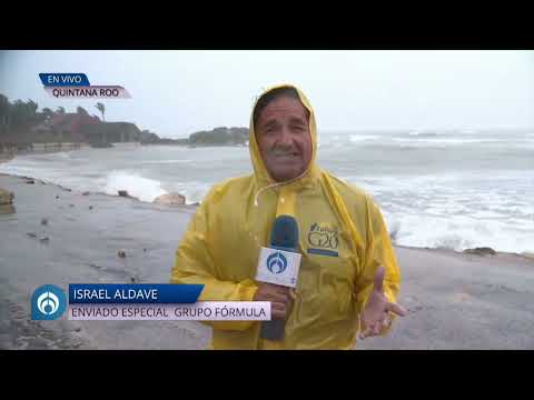 Así el impacto del huracán Beryl en Tulum, Quintana Roo