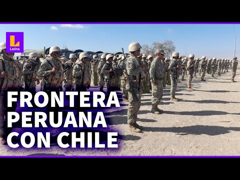 Militares peruanos a 100 metros de Chile: No van a llegar a la Línea de la Concordia