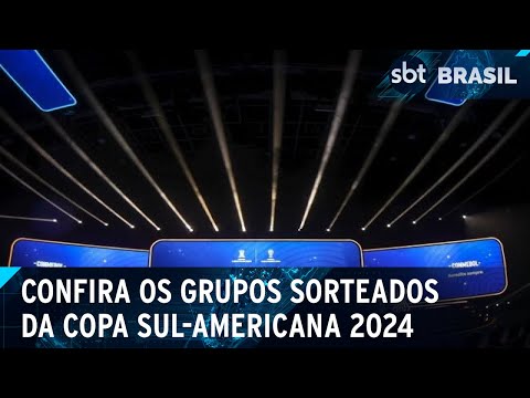 Conmebol sorteia os grupos da próxima Copa Sul-Americana | SBT Brasil (18/03/24)