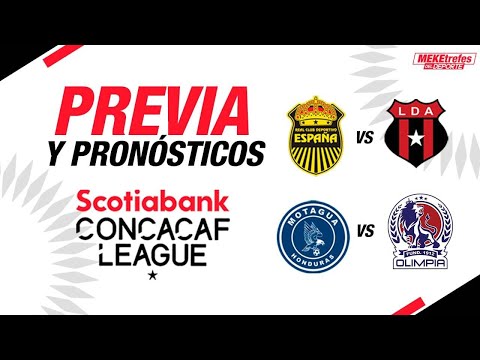 Pronósticos liga Concacaf | partidos de ida
