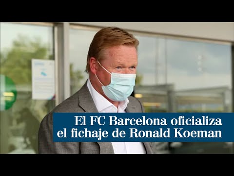 El FC Barcelona oficializa el fichaje de Ronald Koeman y sospecha de Leo Messi
