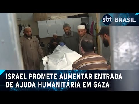 Sob pressão, Israel diz liberar a entrada de ajuda humanitária em Gaza | SBT Brasil (05/04/24)