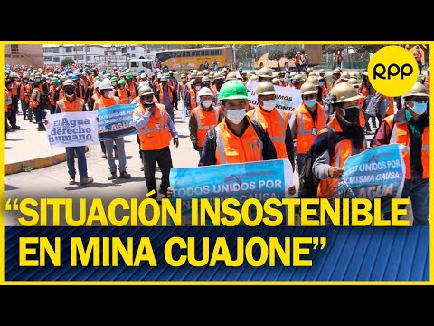 Sindicato de trabajadores de la mina Cuajone: “no estamos produciendo nada de cobre”