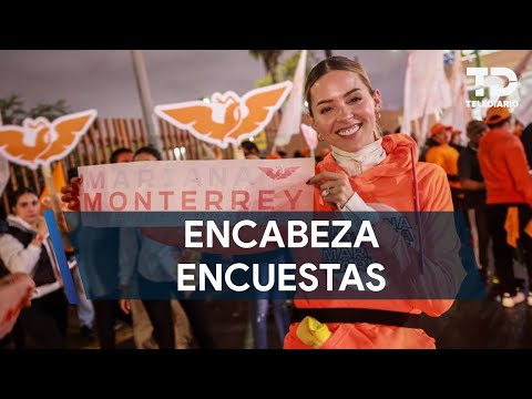 Mariana Rodríguez lidera encuestas de preferencias electorales por Monterrey