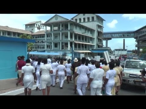 Nurses And Midwives Protest For Better Treatment, $$