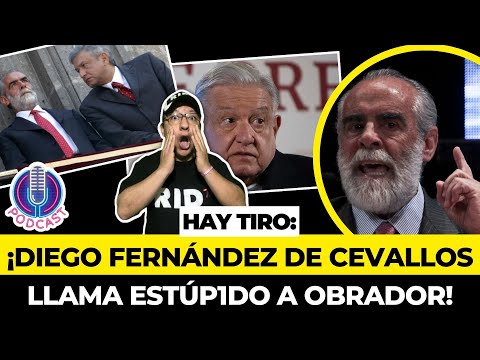 ¡OBRADOR es un Estúpido y faccioso hasta el final!”, Diego Fernández de Cevallos truena contra AMLO