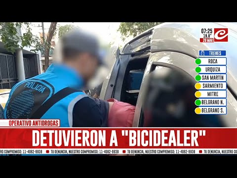 Bicidealer detenido: repartía droga montado a su bicicleta