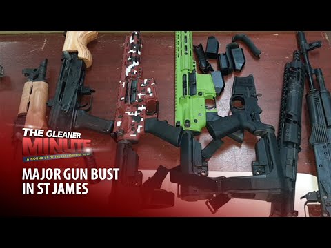 THE GLEANER MINUTE: Negative COVID results to enter US | Major gun bust | Police vehicle destroyed