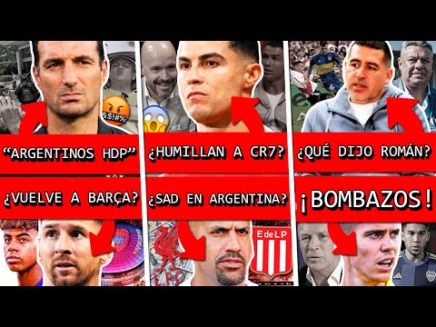 COLOMBIA insultó a ARGENTINA y ESPAÑA sorprende+ CR7 v TEN HAG+ RIQUELME bancó TAPIA y criticó RIVER