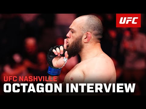 Valter Walker Octagon Interview | UFC Nashville