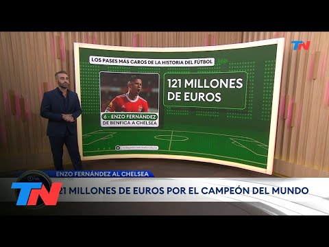 FIN DE LA NOVELA: Enzo Fernández al Chelsea. 121 millones de euros por el campeón del mundo