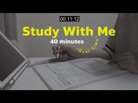 STUDYWITHME|40minutes|R