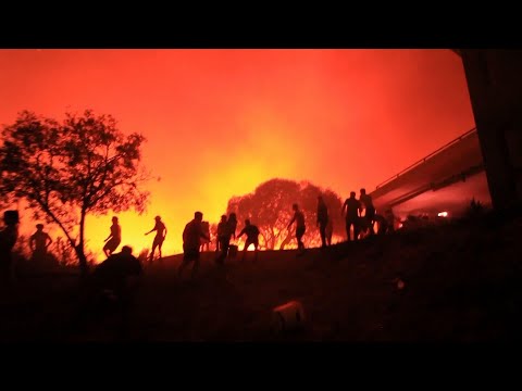 Battle to contain flames as wildfire in Argentina grows during intense heatwave