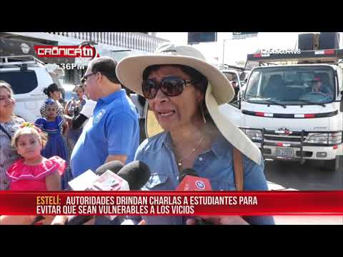 Marcha en contra de las drogas en varios departamentos de Nicaragua