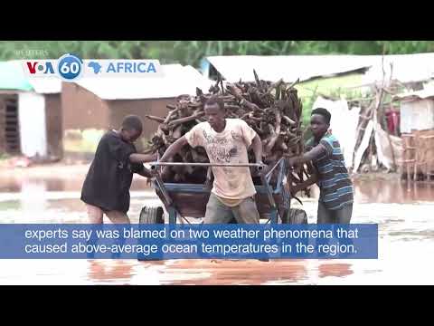 VOA60 Africa - Kenya: At least 15 people died in floods in Garissa